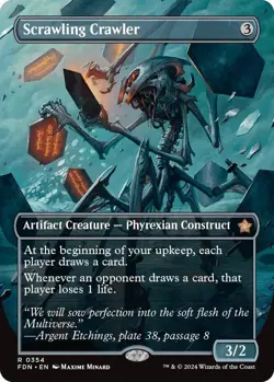 MTG Foundations - Scrawling Crawler (Borderless) - Image 1