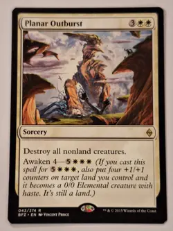 Planar Outburst - Battle for Zendikar - Magic the Gathering MTG Nice! - Image 1
