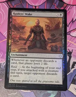 MTG *FOIL* Ixalan Uncommon RAIDERS' WAKE NM - Image 1
