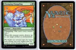 Chomping Changeling 172 Uncommon Lorwyn Eclipsed Magic: The Gathering Near Mint - Image 1