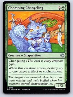 Chomping Changeling 172 Uncommon Lorwyn Eclipsed Magic: The Gathering Near Mint - Image 2