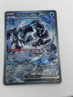 Pokemon TCG Chien-Pao EX Scarlet & Violet Paldea Evolved Card 261/193 - Image 1
