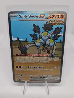 Pokemon TCG Sandy Shocks EX Paradox Rift 250/182 Holo Special Illustration Rare - Image 1