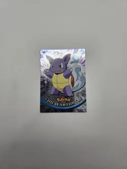 WARTORTLE #08 2000 TOPPS CHROME SERIES 1 HOLO FOIL POKEMON TV ANIMATION CARDS - Image 1