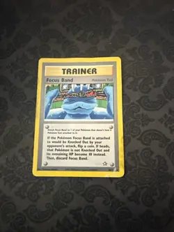 Pokemon Card - Focus Band Neo Genesis 86/111 Rare - Image 1