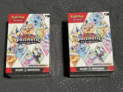 Pokemon Prismatic Evolutions Booster Bundle Lot Of 2 Brand New Factory Sealed - Image 1