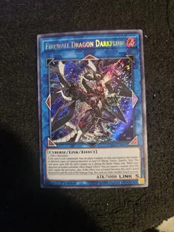 Yugioh - Firewall Dragon Darkfluid - 1st Edition Secret Rare NM - Image 1