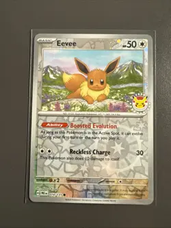 Eevee - (Pokemon Day 2025) (Reverse Cosmos Holo) 074/131 Miscellaneous Cards... - Image 1
