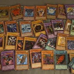 Yu-Gi-Oh Mixed Lot of 51 Vintage Rare Holo & Non-Holo Cards 1996 HP - Image 1