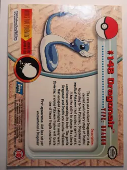 Dragonair #148 Topps Trading Cards Series 3 Pokemon LIGHTLY PLAYED - Image 2
