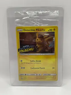 Pokemon TCG Detective Pikachu SM190 Black Star Promo Holo Card Mint Sealed 2019 - Image 5