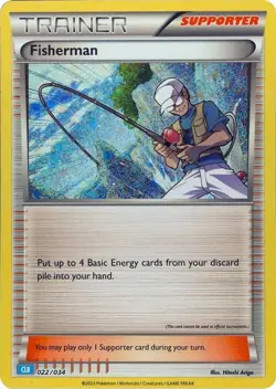 FISHERMAN HOLO CLASSIC COLLECTION TRADING CARD GAME CLASSIC POKEMON NEAR MINT - Image 4