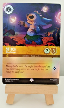 Stitch Alien Dancer - Disney Lorcana Fabled - Epic foil Card #207/204 - Image 1
