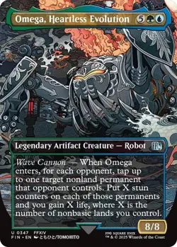Omega, Heartless Evolution (Borderless) FINAL FANTASY 347 Foil - Image 1