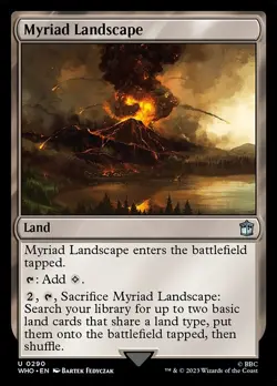 MTG MYRIAD LANDSCAPE 290 EXC - - WHO - MAGIC - Image 1