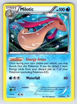 Milotic 23/106 Flashfire Holo Rare Pokemon Card LP - Image 1
