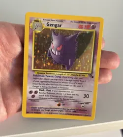 Gengar Holo #5/62 Fossil Unlimited NM/Near Mint Pokemon Card 1999 - Clean 🔥 - Image 1