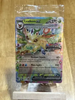 Leafeon ex 006/131 Surprise Box Stamped Promo Prismatic Evolutions Sealed - Image 1