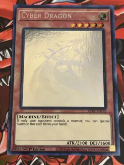 Yugioh Cyber Dragon GFP2 - EN178 Ghost Rare 1st Edition Near Mint - Image 1