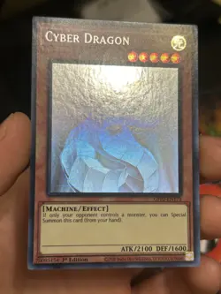 Yugioh Cyber Dragon GFP2 - EN178 Ghost Rare 1st Edition Near Mint - Image 3