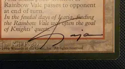 Rainbow Vale Fallen Empires Regular Signed By Kaja Foglio NM - Image 3