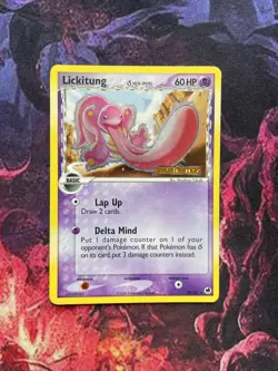 Pokemon Card Lickitung EX Dragon Frontiers Reverse Holo Rare 19/101 Excellent - Image 1