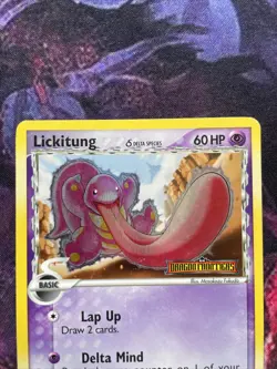 Pokemon Card Lickitung EX Dragon Frontiers Reverse Holo Rare 19/101 Excellent - Image 2