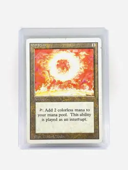 Magic The Gathering Sol Ring Revised Edition LP/MP - Image 1