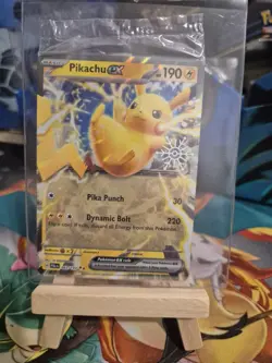 SEALED Pikachu Snowflake Stamp Promo PAL 063/193, NM Pokemon Card - Image 1