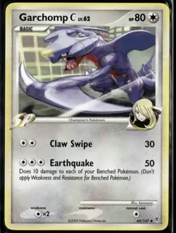 Garchomp C 60/147 Uncommon Supreme Victors LP Pokemon Card - Image 1