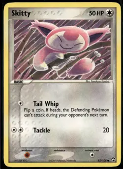 Skitty 62/108 Common Power Keepers LP Pokemon Card - Image 1