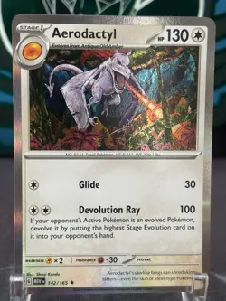 Pokemon Aerodactyl SV:151 #142/165 Rare Holo Near Mint - Image 1