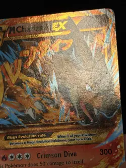 M Charizard EX Y 107/106 Flashfire Secret Rare Pokemon Card Heavily Played - Image 4