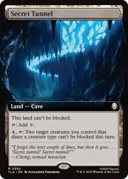 SECRET TUNNEL (EXTENDED ART) 392 AVATAR: THE LAST AIRBENDER MTG NM - Image 1