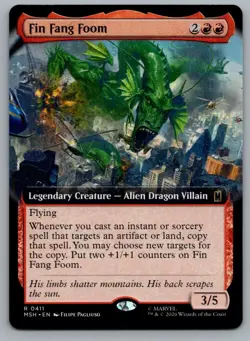 Fin Fang Foom (Extended Art) 411 Marvel Super Heroes Magic: The Gathering NM - Image 1