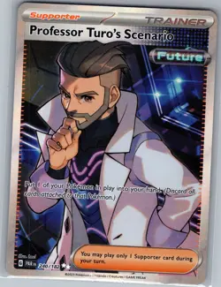 Professor Turo's Scenario 240/182 Full Art - Paradox Rift - Pokemon Card - NM - Image 1