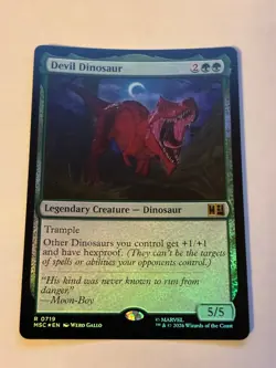 Commander: Marvel Super Heroes Devil Dinosaur Foil #719 - Image 1