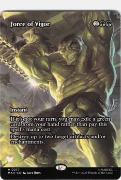 Force of Vigor #77 Marvel Super Heroes Borderless Regular Mythic - Image 1