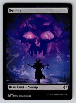Swamp (0269) 269 Land Secrets of Strixhaven Magic: The Gathering Foil Near Mint - Image 1