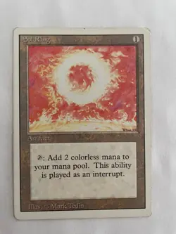 MTG Magic the Gathering Sol Ring (274/306) Revised Edition HP - Image 1