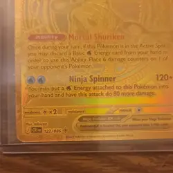 Nintendo Pokemon TCG Mega Greninja EX Full Art Holo Secret Rare 122/085 Eng - Image 3