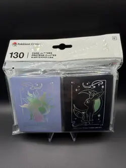Pokemon Center: Celestial Espeon & Umbreon Card Sleeves (130 Sleeves) NEW - Image 1