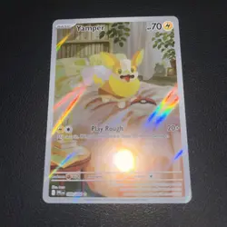 Pokemon TCG Yamper 099/094 Phantasmal Flames Illustration Rare English - Image 1
