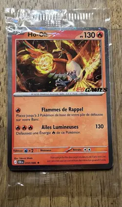 Pokemon Card - Ho-Oh - 010/086 - EB Games Promo - Chaos Ascendant French - 2026 - Image 1