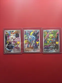 First Partner Series 2 Grookey, Scorbunny and Sobble Gen 8 starters Pokemon TCG - Image 1