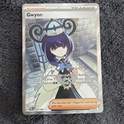 Gwynn Pokemon Pitch Black Full Art Trainer Card 109/084 - NM | Pokemon TCG - Image 1