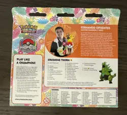 Pokemon TCG World Championships 2024 Crushing Thorn Fernando Cifuentes Deck NIB - Image 2