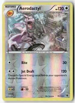 Aerodactyl [FCO - 76/124] Rare XY - Fates Collide EN LP - Image 1