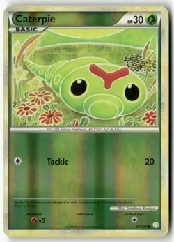 Caterpie [HS - 57/123] Common HeartGold SoulSilver EN LP - Image 1