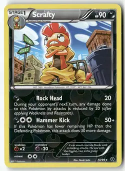 Scrafty [NXD - 74/99] Holo Rare Next Destinies EN NM - Image 1